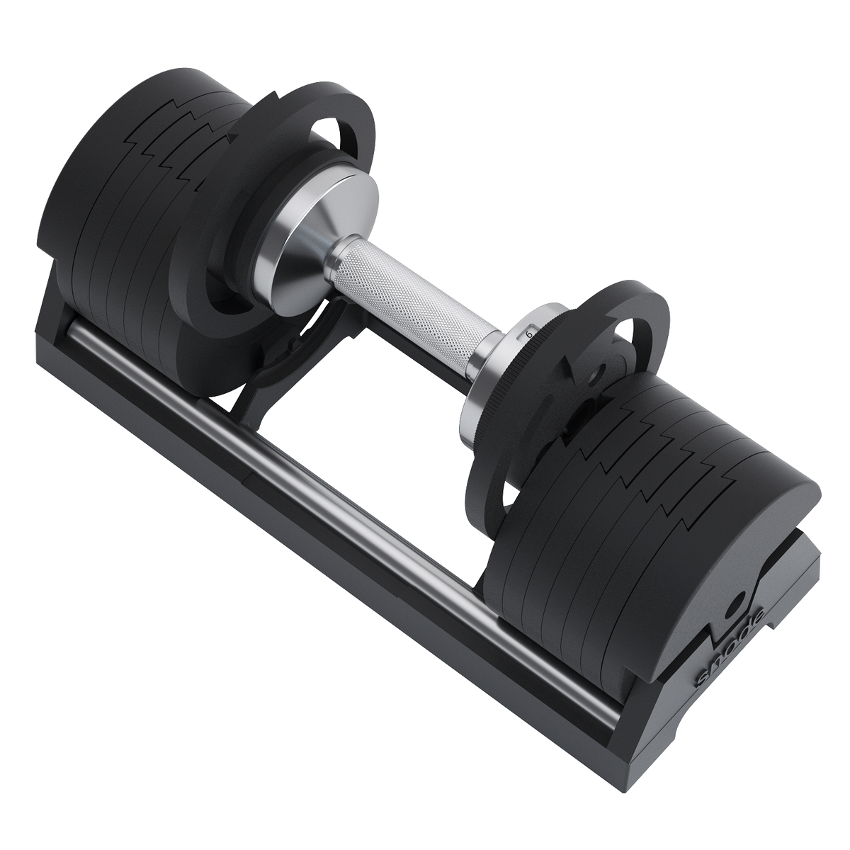 SNODE 40KG AD85 Adjustable Dumbbell(Pairs) With Stand