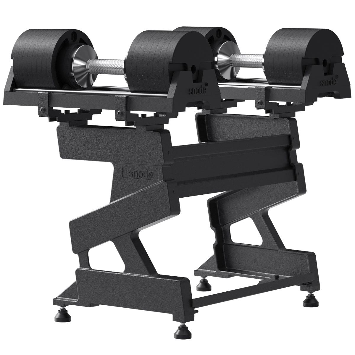 SNODE 40KG AD85 Adjustable Dumbbell(Pairs) With Stand
