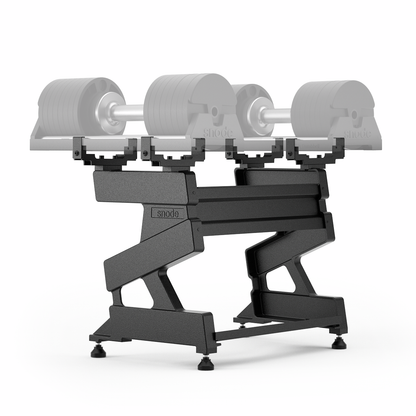 Snode Cast Iron Step-in Structure Dumbbell Stand